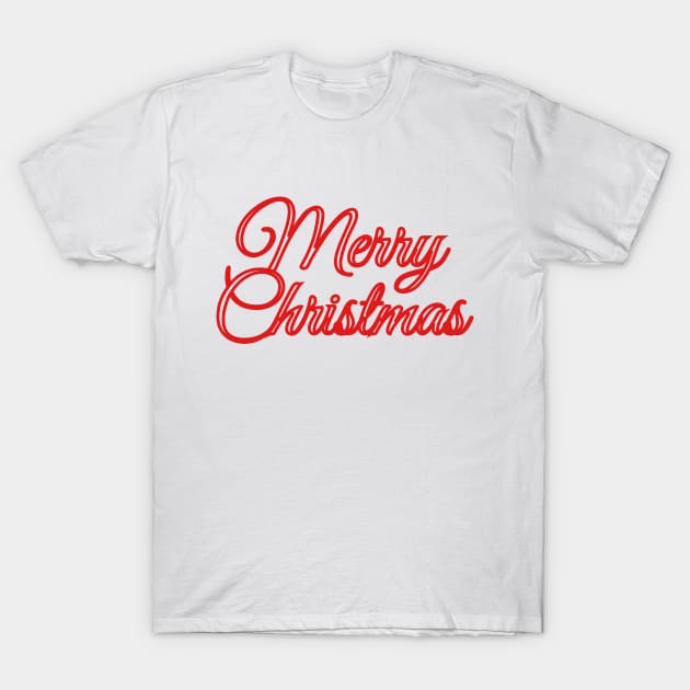 Merry Christmas T-Shirt by Lionik09